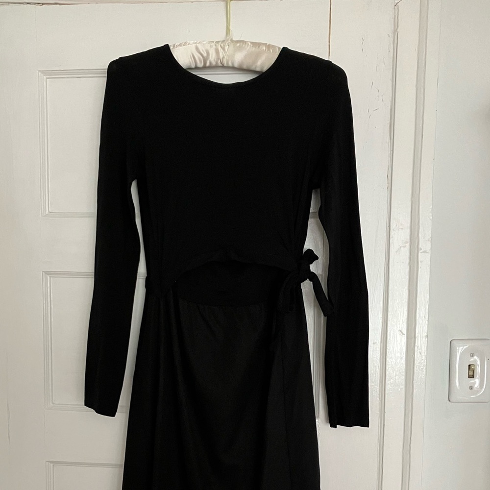 Boob Design Maternity Nursing Dress Black Size Small